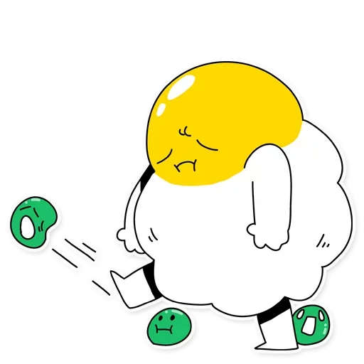 😞 Стикер «Eggy Wiggy» для Telegram