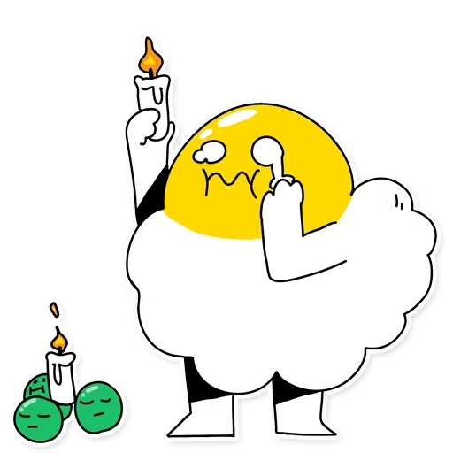 🕯 Стикер «Eggy Wiggy» для Telegram