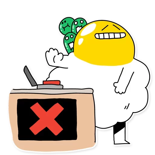 ❌ Стикер «Eggy Wiggy» для Telegram