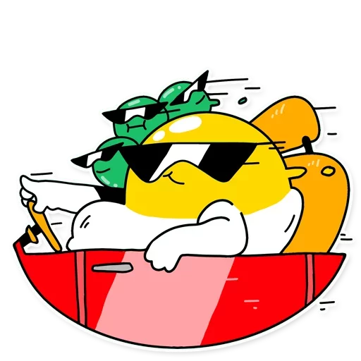😎 Стикер «Eggy Wiggy» для Telegram