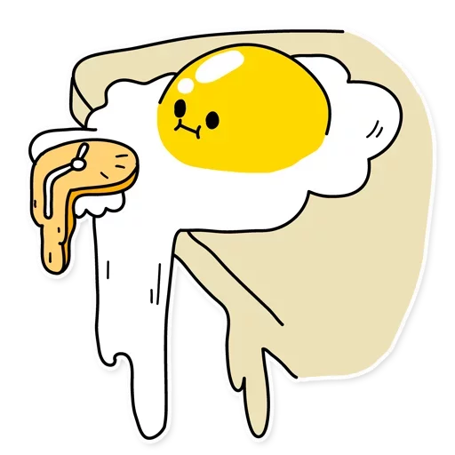 ⌚ Стикер «Eggy Wiggy» для Telegram