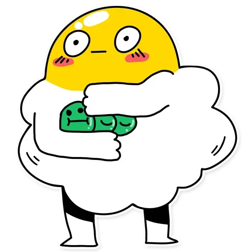 😳 Стикер «Eggy Wiggy» для Telegram