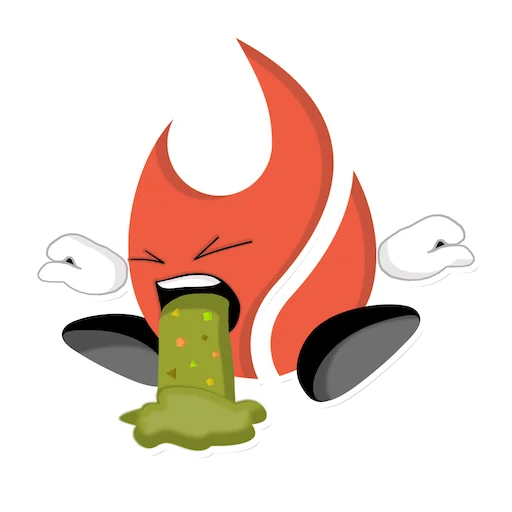 🤮 Стикер «EgoCreo» для Telegram