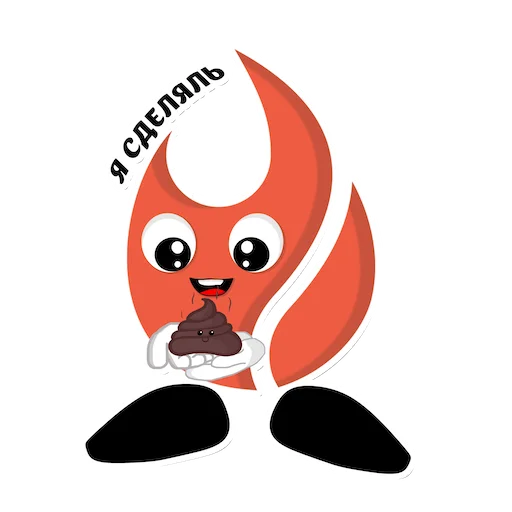💩 Стикер «EgoCreo» для Telegram