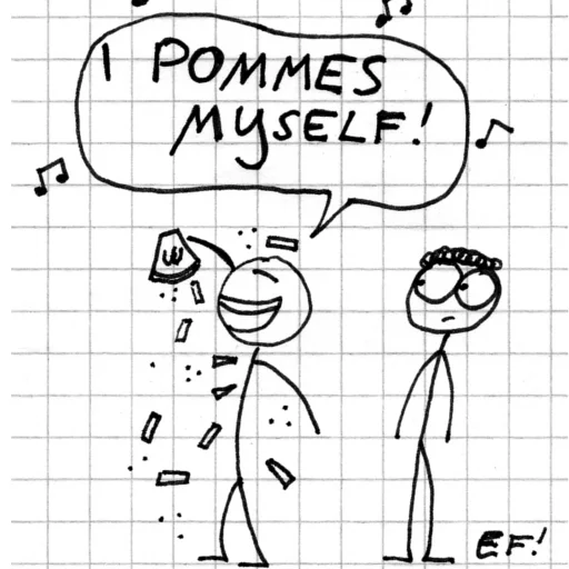 🍟 Стикер «Egon Forever!» для Telegram