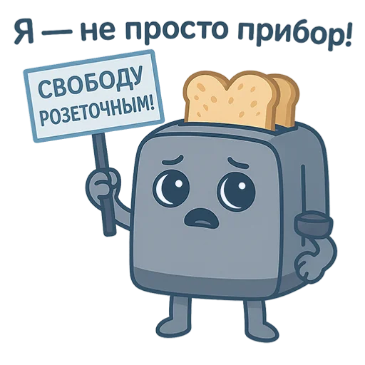 🔌 Стикер «Электро Няшки» для Telegram