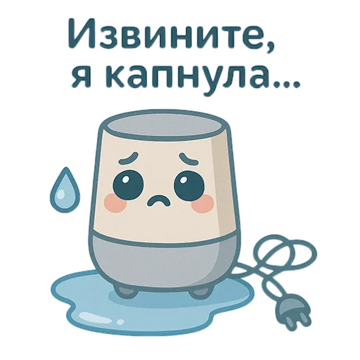 😭 Стикер «Электро Няшки» для Telegram