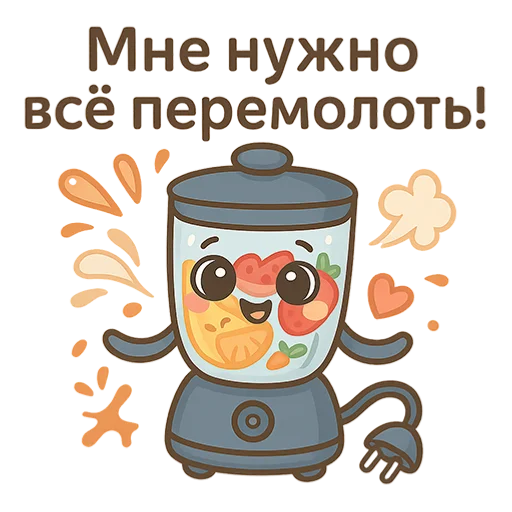 🤪 Стикер «Электро Няшки» для Telegram