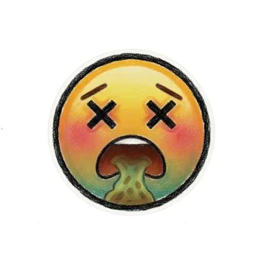 🤮 Стикер «Эмодзи» для Telegram