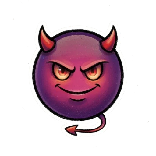 😈 Стикер «Эмодзи» для Telegram