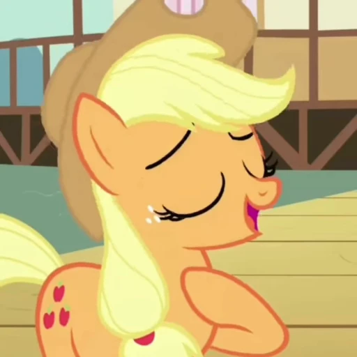 😋 Стикер «Applejack» для Telegram