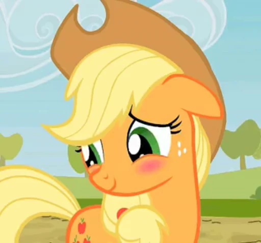 😋 Стикер «Applejack» для Telegram