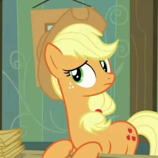 😟 Стикер «Applejack» для Telegram