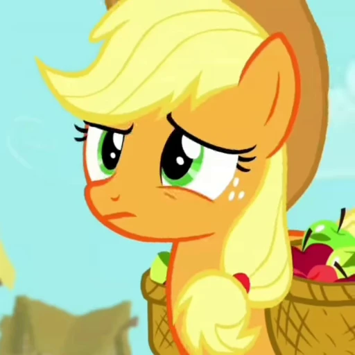 🤨 Стикер «Applejack» для Telegram