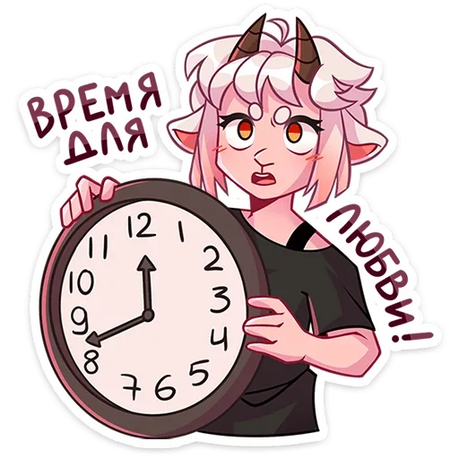 🕟 Стикер «Эйко» для Telegram