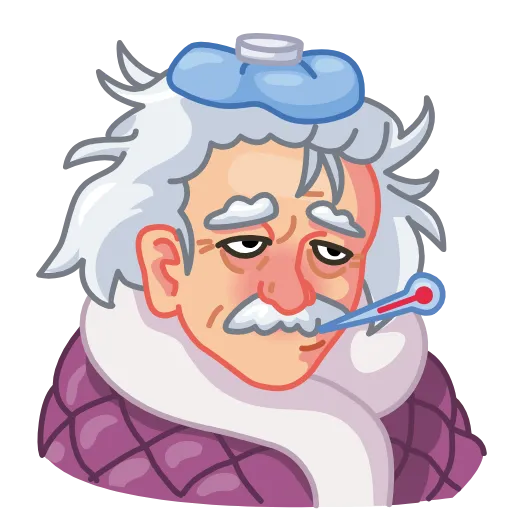 🤒 Стикер «ALBERT EINSTEIN» для Telegram