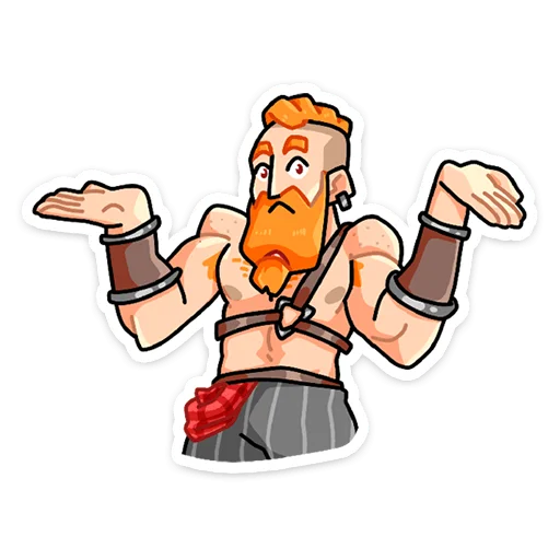 🤷 Стикер «Эйрик» для Telegram