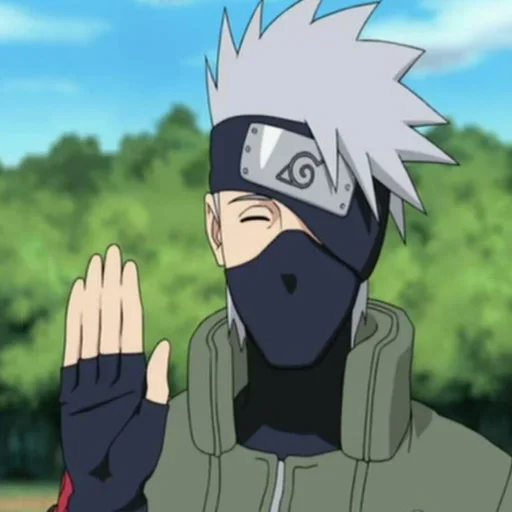 🤚 Стикер «Какаси Хатакэ» для Telegram