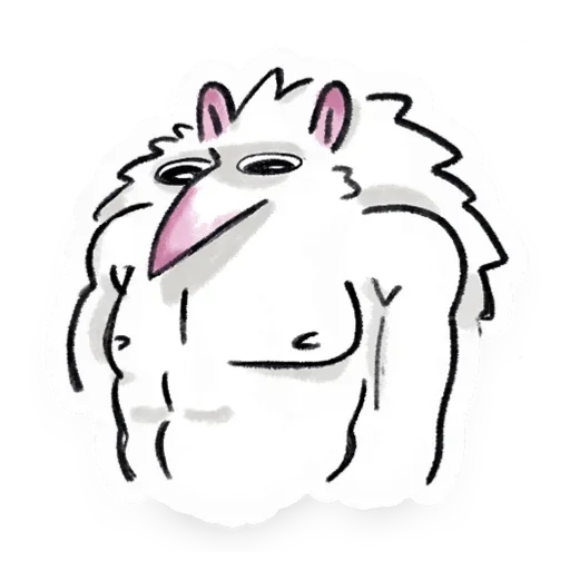 🦔 Стикер «ЭЖИ» для Telegram