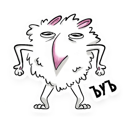 😮 Стикер «ЭЖИ» для Telegram