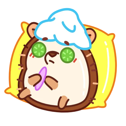 💅 Стикер «Ежик» для Telegram