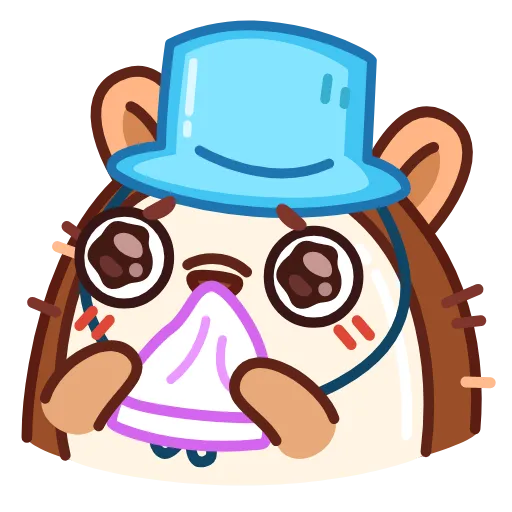 🥺 Стикер «Ежик» для Telegram