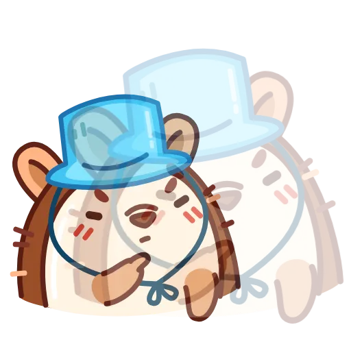 🖕 Стикер «Ежик» для Telegram