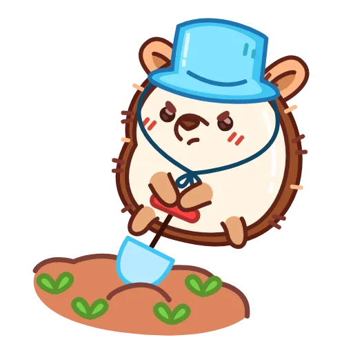 😒 Стикер «Ежик» для Telegram