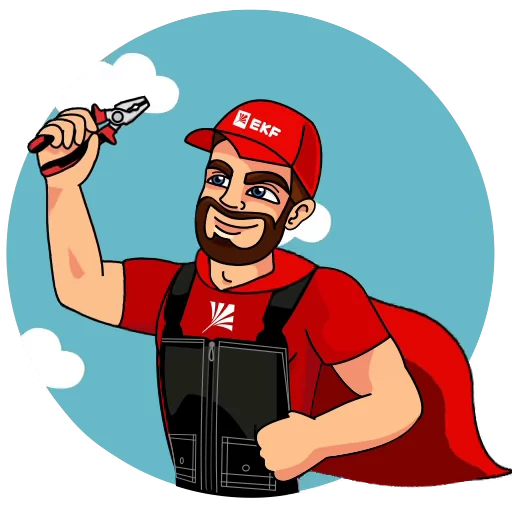 🦸‍♂️ Стикер «EKF» для Telegram