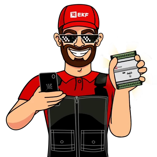 😎 Стикер «EKF» для Telegram