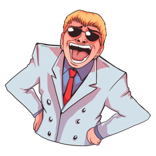 😁 Стикер «Onizuka» для Telegram