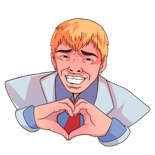 ❤️ Стикер «Onizuka» для Telegram