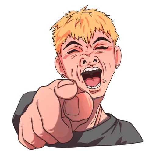 😆 Стикер «Onizuka» для Telegram