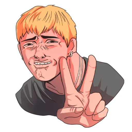 ✌️ Стикер «Onizuka» для Telegram