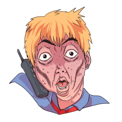😳 Стикер «Onizuka» для Telegram