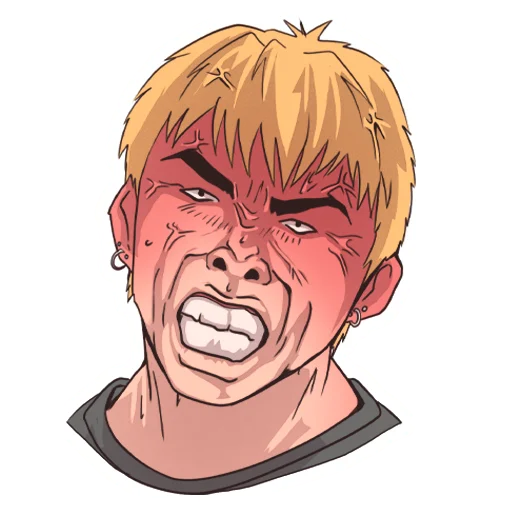 😡 Стикер «Onizuka» для Telegram