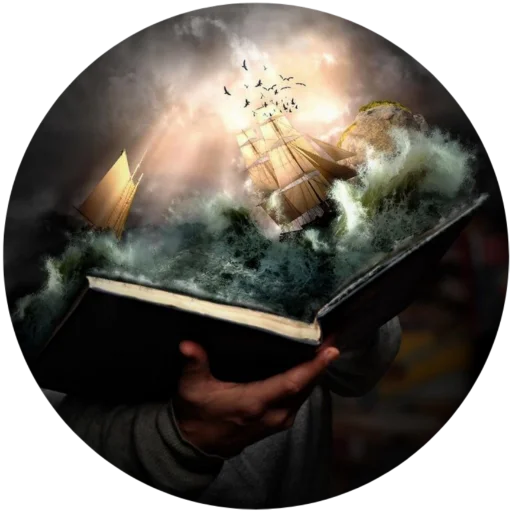 📖 Стикер «➵ #1📚» для Telegram