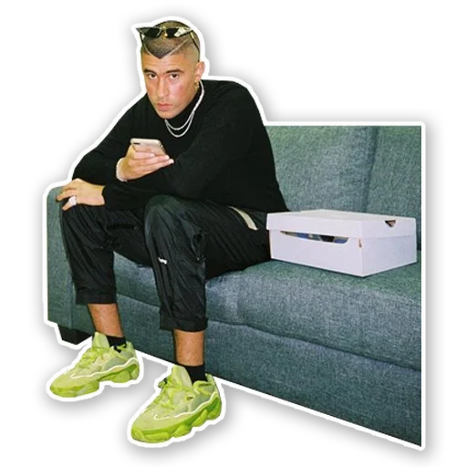🛋 Стикер «Bad Bunny» для Telegram