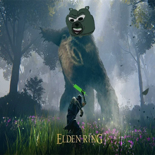 🐻 Стикер «ELDEN RING BSC» для Telegram