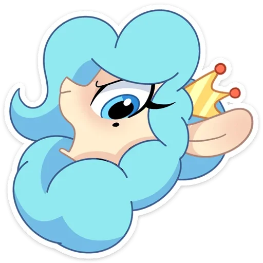😳 Стикер «Принцесса Элеонора» для Telegram