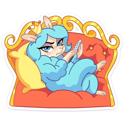 Стикерпак Принцесса Элеонора для Telegram