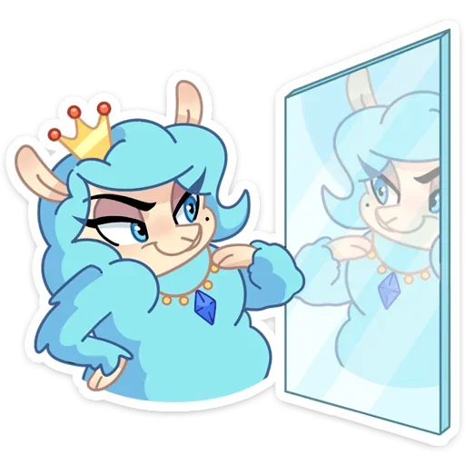 👸 Стикер «Принцесса Элеонора» для Telegram