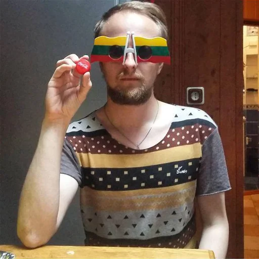 🇱🇹 Стикер «Электрофорез» для Telegram