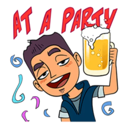 🍺 Стикер «LOVE9» для Telegram