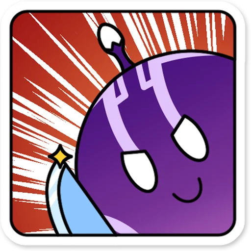 😈 Стикер «Электро слайм Genshin Impact» для Telegram
