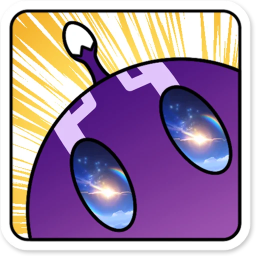 🤩 Стикер «Электро слайм Genshin Impact» для Telegram