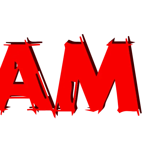 ⚡️ Эмодзи «Анимированные чб буквы и надписи» для Telegram