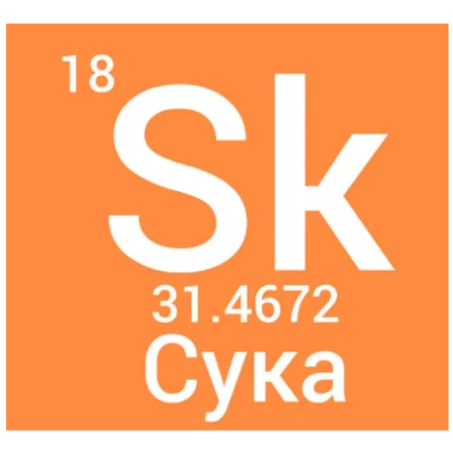 🤐 Стикер «Elementum» для Telegram