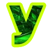 😀 Эмодзи «Зелёный яркий шрифт» для Telegram