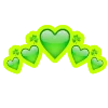 😀 Эмодзи «Зелёный яркий шрифт» для Telegram